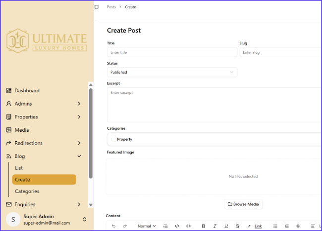 Real Estate Analytics Dashboard
